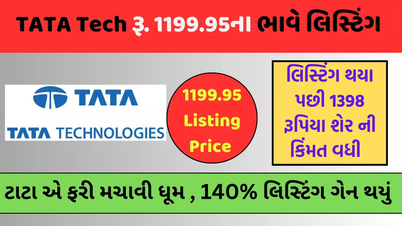 Tata Tech IPO Listing gain