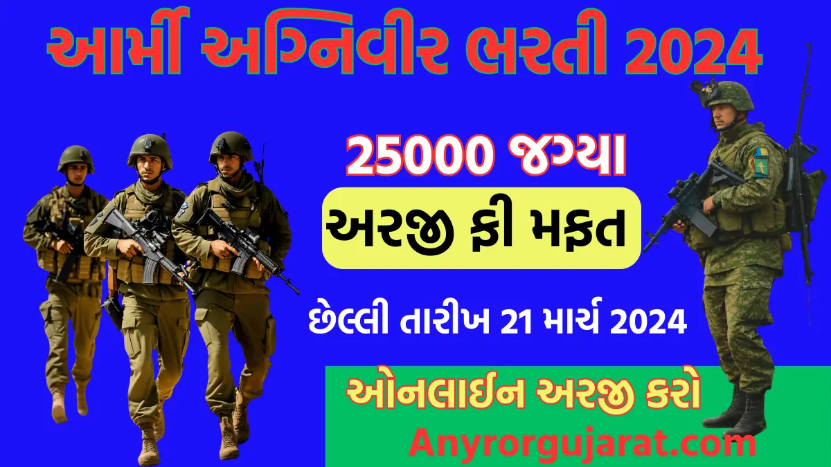 Army Agniveer Bharti 2024 in gujarat